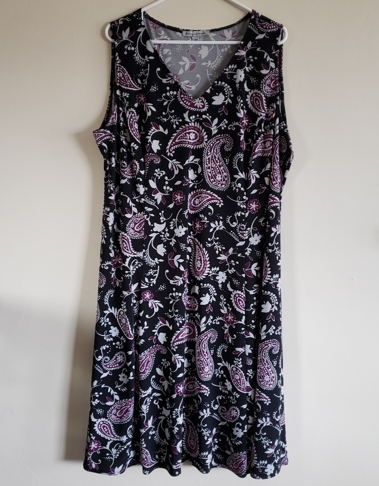 🌞$20 for 4🌞Danny&Nicole Sleeveless Paisley Dress